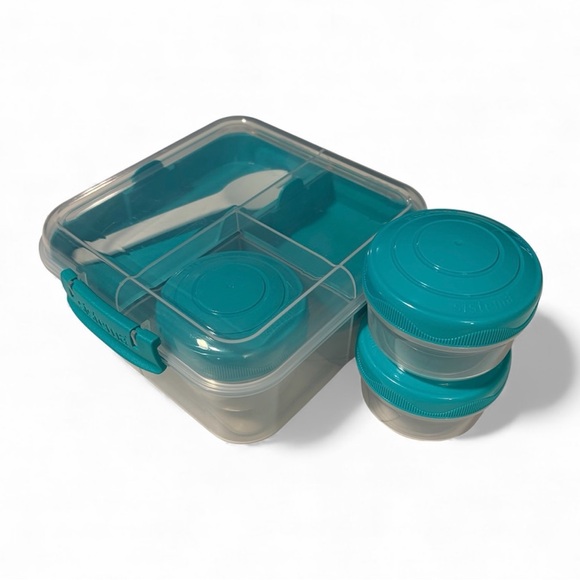 ⭐️ Sistema Bento Box Lunch Box With 3 Side Containers (10 Pieces) - Picture 3 of 3